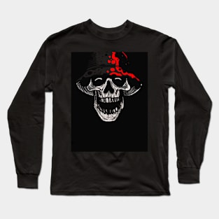 the cool skull Long Sleeve T-Shirt